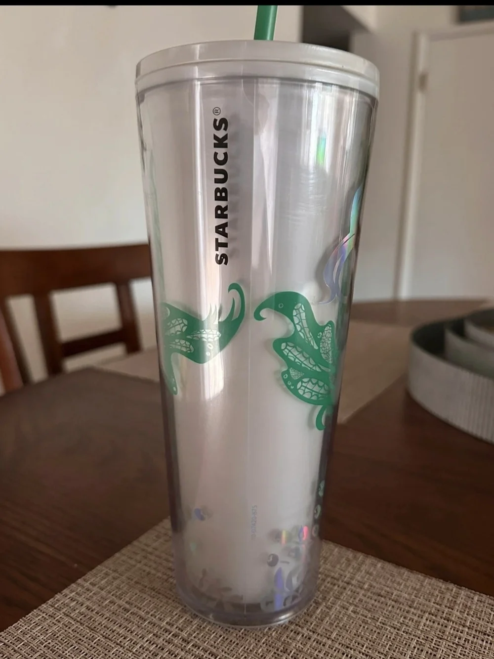 Starbucks Venti Iridescent Mermaid Tumbler NWOT